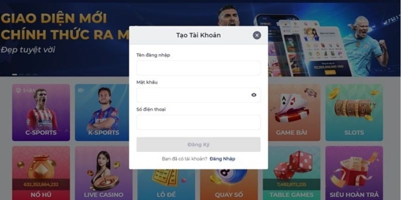 Hướng dẫn đăng ký tham gia chơi nhanh chóng và an toàn